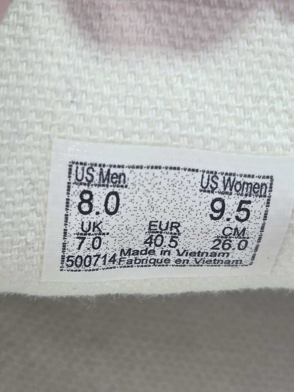 Vans Old Skool Unisex Suede Canvas Low-Top Skate Sneakers Men's 8 Women's 9.5 - Picture 12 of 12